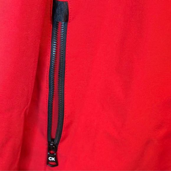 Calvin Klein Red sherpa Lined Jacket Mens L NWOT - Picture 6 of 10